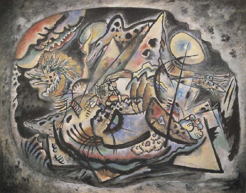 Wassily Kandinsky Szurke ovalis